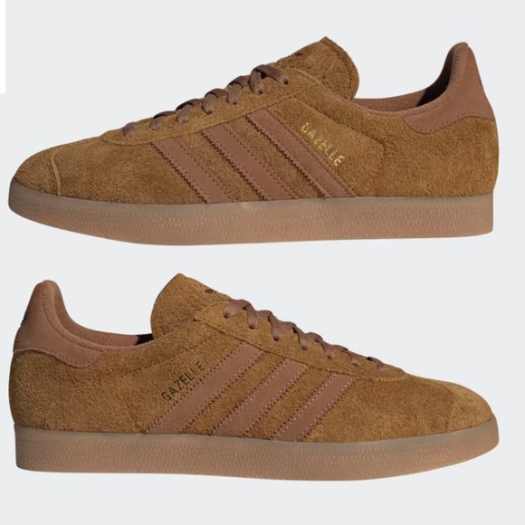 adidas Gazelle Bronze Strata Suede Gum Sole - Picture 7 of 14
